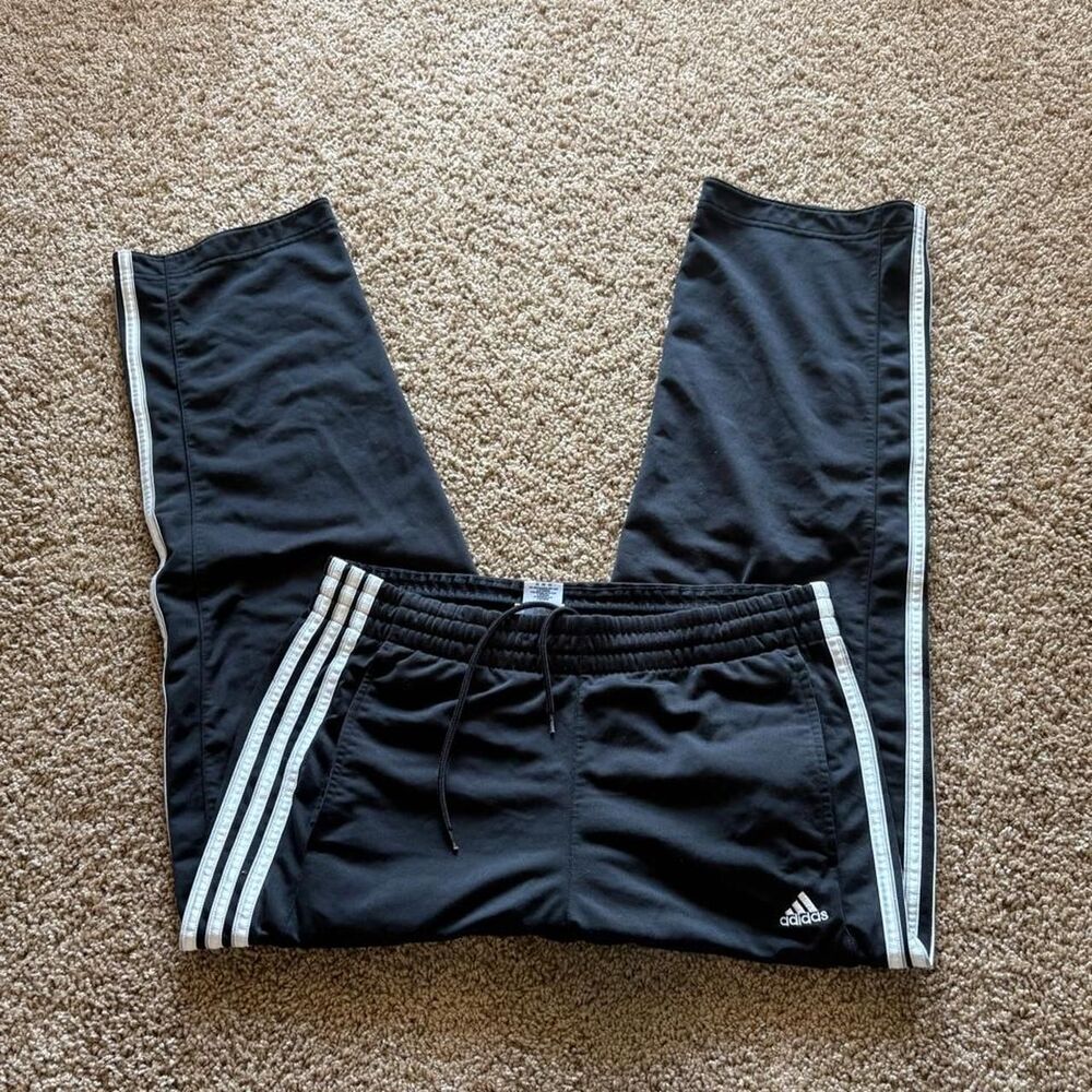 Adidas Women's Black and Navy Joggers-tracksuits